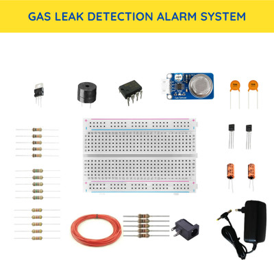 Ansoz Gas Leak Detection Alarm DIY Electronic Kit – Learn, Build & Ensure Safety Electronic Components Electronic Hobby Kit