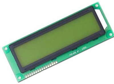 iBAT SOLUTIONS 1PCS 16 x 2 Yellow/Green color DC 5V Character LCD display module Electronic Components Electronic Hobby Kit