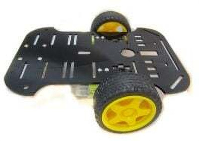 EmbeTronicX Longer Version of 4 WD Double Layer Smart Car Chassis Kit Electronic Components Electronic Hobby Kit