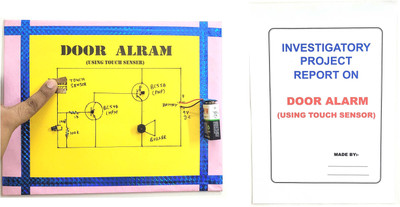 ONTEX ELECTRONICS Door Alarm Using Touch Sensor Physics Project & Science Aid Educational Electronic Hobby Kit