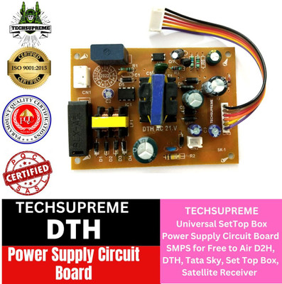 TechSupreme DTH Power Supply Universal Set Top Box Power Supply Circuit Board 1B Power Supply Electronic Hobby Kit