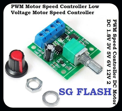 HouseOfCommon 2A 30W PWM Speed Controller Adjustable Driver Switch-EHK1295 Motor Control Electronic Hobby Kit