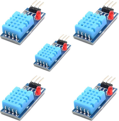 R&D 5 Pcs DHT11 Digital Relative Humidity and Temperature Sensor Module Electronic Components Electronic Hobby Kit