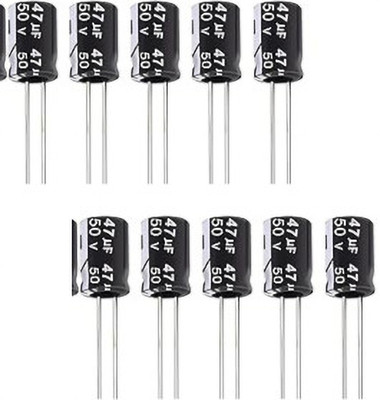 R&D 470uf 50v Electrolytic Capacitor 10 PCS Electronic Components Electronic Hobby Kit