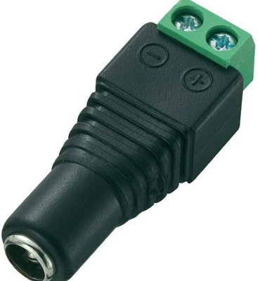 MIFRA ELECTRONICS Male + Female 2.1*5.5mm for DC Power Jack Adapter Connector Plug For CCTV Camera Electronic Components Electronic Hobby Kit