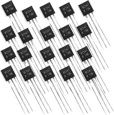 AVISRI 20 PIECES BC547 General Purpose Transistor NPN Transistor Electronic Components Electronic Hobby Kit