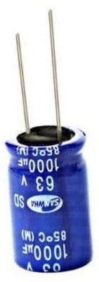 iBAT SOLUTIONS 3PCS 1000uf 63V Samwha DC Electrolytic Capacitor Electronic Components Electronic Hobby Kit