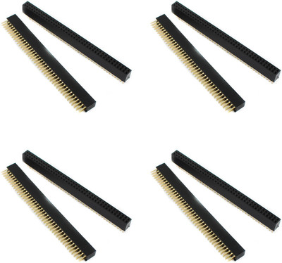 Flyrobo (4 Pcs) Pro3D Female Header Burg Strip 40X2 Pin Electronic Components Electronic Hobby Kit
