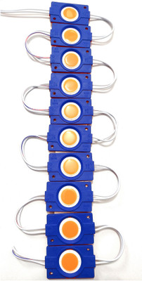 Wizzo 10 Pieces (BLUE) DC 12 Volt 2.4W Coin LED Module Light Strip For Decoration Light Electronic Hobby Kit