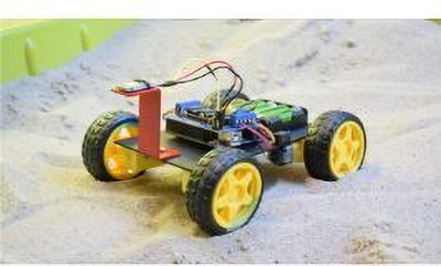 MIFRA ELECTRONICS Bluetooth controlled Robotic car kit (detachable) Educational Electronic Hobby Kit