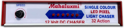 MAHALUXMI 12 Volt DC Chaser Single Colour LED Pixel (Without Supply) 6 Line per Channel Electronic Components Electronic Hobby Kit