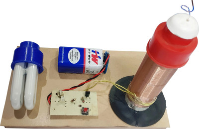 MELODY's Tesla Coil DIY Kit with CFL Light. Electronic Hobby Kit. Educational Electronic Hobby Kit