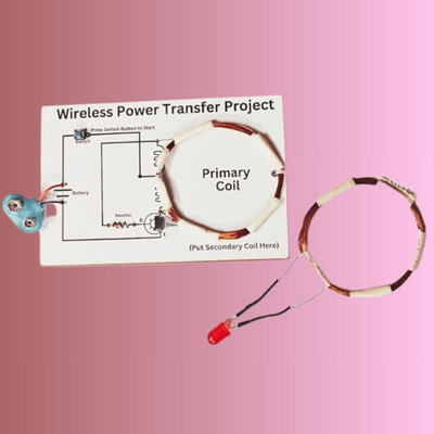 ERHIndia Physics Investigatory Project Class12 Wireless Power Transmission Science Kit Educational Electronic Hobby Kit