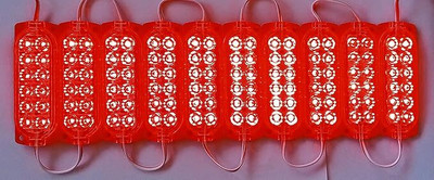 StrawHat 120 LEDs 1.25 m Red Steady Strip Rice Lights(Pack of 10)