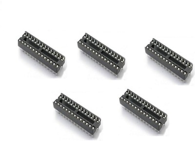 MIFRA ELECTRONICS 28pin dip IC Base (5 Pcs) Electronic Components Electronic Hobby Kit