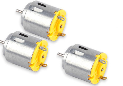 EASTRA PACK OF 3 DC 5V Motor for Programming Board DIY Smart Car Power Supply Electronic Hobby Kit