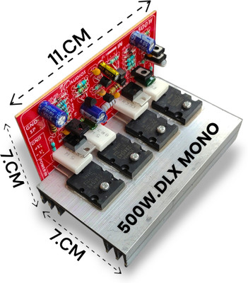 High Tech 500 Watt MONO 4TR Amplifier Board,BEST Audio Performance DC24v To45v Dual Supply Electronic Components Electronic Hobby Kit