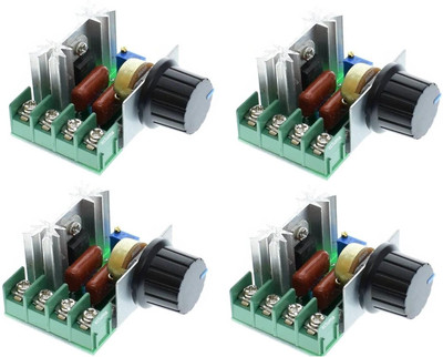 INVENTO 4Pcs 2000W SCRThyristor,E-DIMMER AC 50-220V 2000W SCR Triac RegulatorTemperature Automotive Electronic Hobby Kit