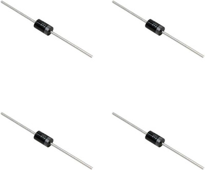Flyrobo (4 pc) 1N4007 - 1A General Purpose rectifier Diode - - Electronic Components Electronic Hobby Kit