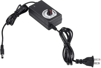 DHRUV-PRO AC-DC Adapter 3-12V 2A Motor Speed Controller with Adjustable Power US Plug Worldwide Adaptor(Black)