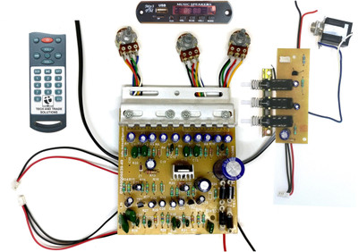 TECH AND TRADE Karaoke Mic With 100 Watts Diy Stereo Audio Amplifier Circuit Kit Board DUAL 4440 Ic Bass Treble Fm Stereo Module Sound Card Sound Recorder and Sound Circuit Electronic Hobby Kit