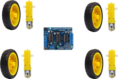 Technical hut Bo motor with L293D Motor Driver Shiels Educational Electronic Hobby Kit