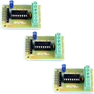 randd 3 Pcs L293D Motor Driver Module boards compatible with NodeMcu, Raspberry Pi Electronic Components Electronic Hobby Kit