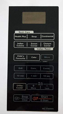 Payflip Microwave Oven Membrane Keypad Compatible/Replaceable Model No.CE1113F Electronic Components Electronic Hobby Kit