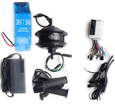 NAKS Electric cycle kit with battery Lithium 36v 250 Watt 22km Battery backup Automotive Electronic Hobby Kit