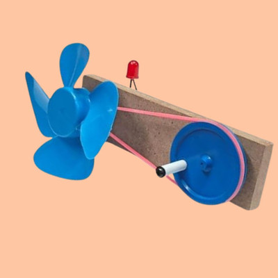 ERHIndia Class 6 Science Project Kit Wind Mill Working Model School Experiment Toy Kids Educational Electronic Hobby Kit