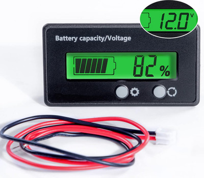 EASTRA QUALITY 12V/24V/36V/48V Power Meter LCD Digital Voltmeter Probe and Tester Electronic Hobby Kit