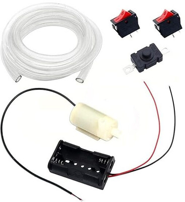 OPULENTSD DC 3V-9V Double Side Mini Water Pump, 1M Pipe, Battery Electronic Components Electronic Hobby Kit