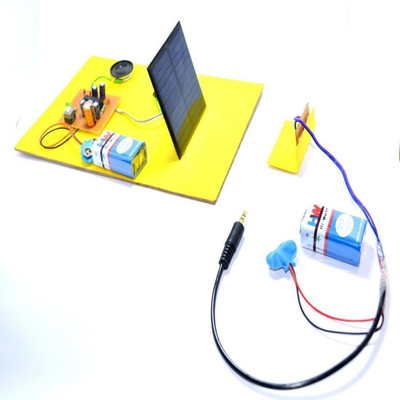 SR ROBOTICS Li-Fi Audio Transmission Via Light Hand Made Innovation Science Model Alternative Energy Electronic Hobby Kit