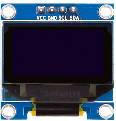 EmbeTronicX 0.96 Inch I2C/IIC 4-Pin OLED Display Module (WHITE) Display Lights Electronic Hobby Kit