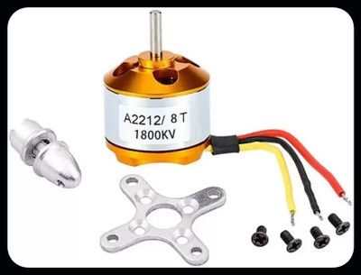 HouseOfCommon A2212-1800Kv BlDC Brushless Motor Aircraft Helicopter-EHK1519 Motor Control Electronic Hobby Kit