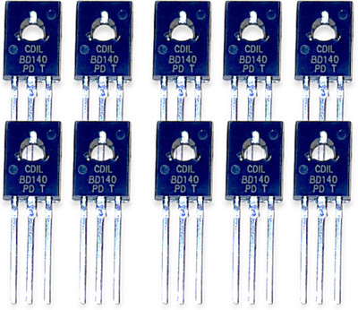 AVISRI 10 PCS BD140 NPN bipolar junction transistor (BJT Electronic Components Electronic Hobby Kit