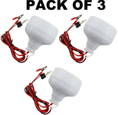 HouseOfCommon PACK OF 3 10 Watt 12V DC White color with inbuilt Heatsink Plate Electronic Components Electronic Hobby Kit