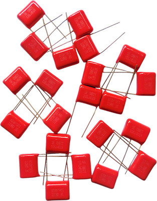 AVISRI 20 Pcs 105J 400 Volt 1uF Polyester Capacitor 2G105J Electronic Components Electronic Hobby Kit