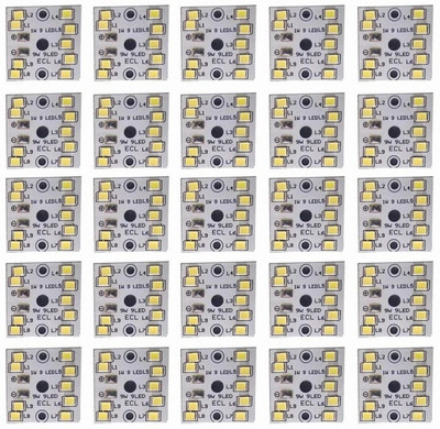 HouseOfCommon SE (Pack of 25) 9w MCPCB Led Raw Material For Led Bulb Light Light . () Light Electronic Hobby Kit