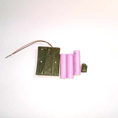 MIFRA ELECTRONICS 18650 3 Battery with 3 Cell Case and Switch Electronic Components Electronic Hobby Kit