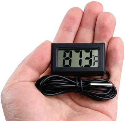 3REE PREMIUM LCD digital Temperature Meter sensor wired for Room Meter Electronic Hobby Kit