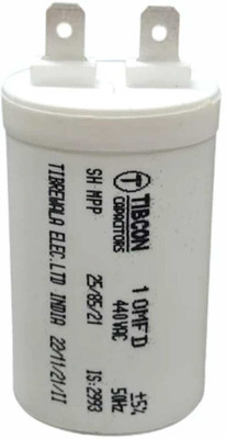 Spinxx 10 MFD TIBCON Capacitor for Water Pumps and Motors - 440VAC, ( Pack of 1 ) Motor Control Electronic Hobby Kit