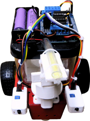 Mechanic37 Fire Fighter Robot 2Wheeler Pre Build Project With Pdf Report Educational Electronic Hobby Kit