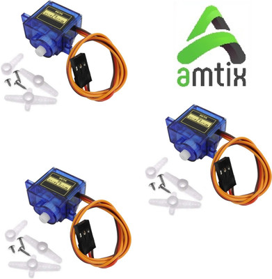 AMTIX 2 Pcs SG90 Tower Pro Micro Servo Motor Temperature Sensor and Controller Electronic Hobby Kit