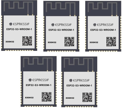 espressif ESP32-WROOM-32E 4M 32Mbit Flash WiFi Bluetooth Module (Pack of 5) Micro Controller Board Electronic Hobby Kit