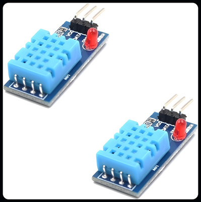 R&D A-2 Pcs DHT11 Digital Relative Humidity and Temperature Sensor Module Electronic Components Electronic Hobby Kit