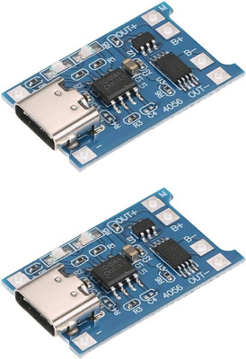 Shanaa eSpot TP4056 Type C Pack of 2 Lithium Battery Charging Module Current Protection Micro Controller Board Electronic Hobby Kit