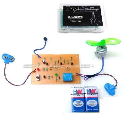 INSIGNIA LABS Clap Switch Circuit - Clap Switch DC Motor Control Circuit Project With Report Educational Electronic Hobby Kit