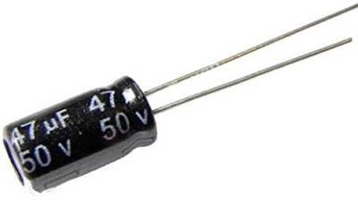 MIFRA ELECTRONICS 47uF 50V Capacitor-5PCS Electronic Components Electronic Hobby Kit