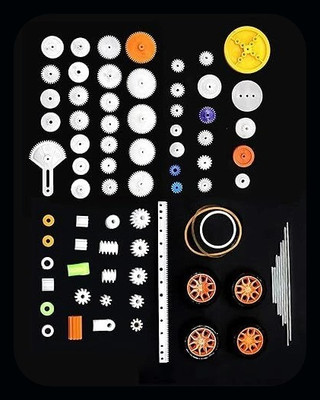 EASTRA 7PCS Plastic Gear Set Gears Car Robot -EHK3068 Electronic Components Electronic Hobby Kit